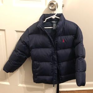 Polo toddler boys puffer coat size 5